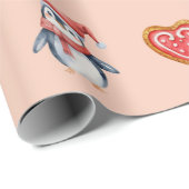 Christmas Penguin Gift Wrapping Paper ラッピングペーパー (ロールコーナー)