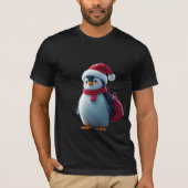 Christmas penguin tシャツ (正面)