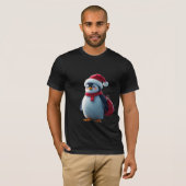 Christmas penguin tシャツ (正面フル)