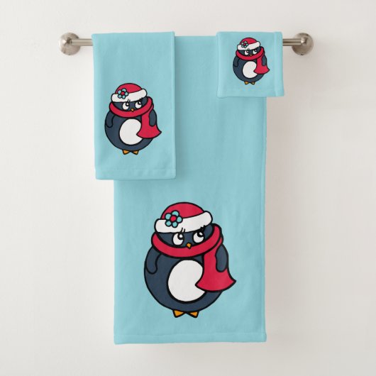 Christmas Penguin Towel Set  バスタオルセット (インサイチュ)