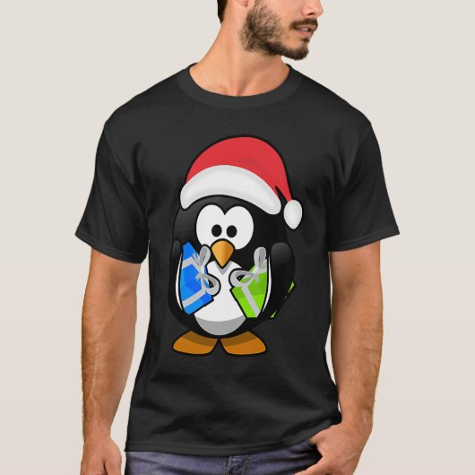 Christmas Penguins Live Lights for the Holiday Squ Tシャツ (正面)