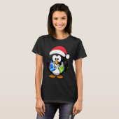 Christmas Penguins Live Lights for the Holiday Squ Tシャツ (正面フル)