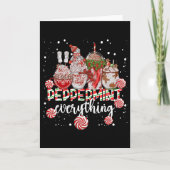Christmas Peppermint Everything Coffee Chocolate M カード (正面)