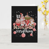 Christmas Peppermint Everything Coffee Chocolate M カード (黄色い花)