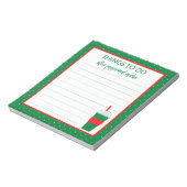 Christmas Peppermint Mocha Coffee To Do List ノートパッド (回転)
