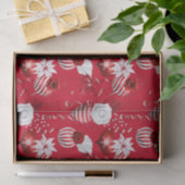 Christmas Peppermint | Ornament Floral Ribbon 薄葉紙 (ギフト)