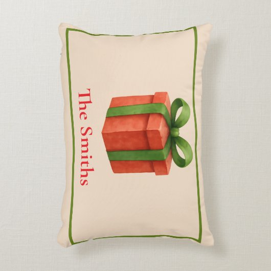 Christmas Personalized アクセントクッション (正面(垂直))