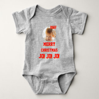 Christmas personalized Baby Jersey Bodysuit color ベビーボディスーツ
