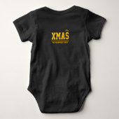  Christmas personalized Baby Jersey Bodysuit color ベビーボディスーツ (裏面)