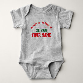  Christmas personalized Baby Jersey Bodysuit color ベビーボディスーツ