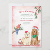 Christmas Pets シーズンカード (正面)