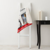 Christmas Pets 3 Photo Gallery Tartan Personalized シェルパブランケット (インサイチュ)