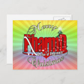 CHRISTMAS PharmD Doctor of Pharmacy シーズンポストカード (正面/裏面)