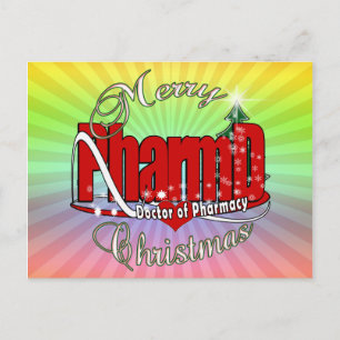 CHRISTMAS PharmD Doctor of Pharmacy シーズンポストカード