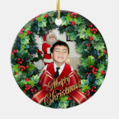 Christmas photoオーナメントfor Granda セラミックオーナメント (裏面)