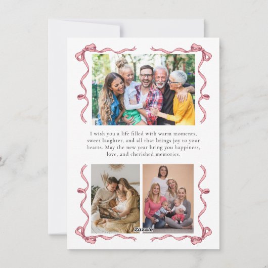  Christmas Photo シーズンカード (裏面)