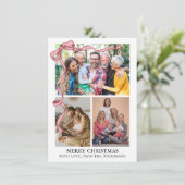  Christmas Photo シーズンカード (スタンド正面)