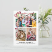  Christmas Photo シーズンカード (スタンド正面)
