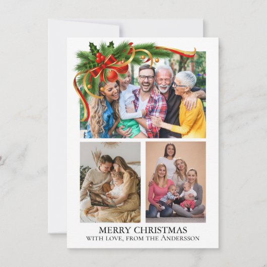  Christmas Photo シーズンカード (正面)