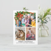  Christmas Photo シーズンカード (スタンド正面)