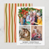  Christmas Photo シーズンカード (正面/裏面)