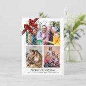  Christmas Photo シーズンカード (スタンド正面)