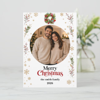 Christmas Photo Card | Merry Christmas シーズンカード