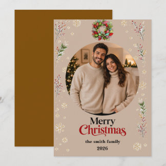 Christmas Photo Card | Merry Christmas シーズンカード