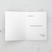 Christmas Photo Card With Green Border カード (内部)