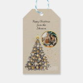 Christmas Photo Custom Gift Tags ギフトタグ (裏面)