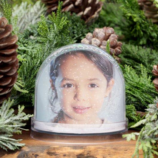 CHRISTMAS PHOTO CUSTOM SNOW GLOBE (冬)