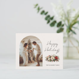 Christmas Photo Family | Custom Holiday Postcard ポストカード