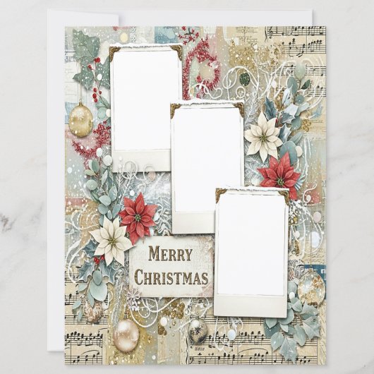 Christmas photo frame craft paper (正面)