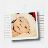 Christmas Photo Frame DIY Template メタルオーナメント (裏面)