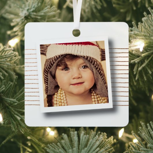 Christmas Photo Frame DIY Template メタルオーナメント (インサイチュ)