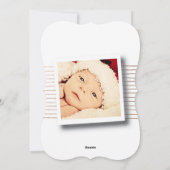 Christmas Photo Happy Holidays Script Template シーズンカード (裏面)