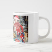 Christmas Photo Mug with Family - Personalized Gif ジャンボコーヒーマグカップ (右)