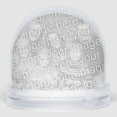 Christmas photo snow globe for piano player (裏面)