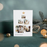 Christmas Photo Tree | Gold Star | Happy Holiday<br><div class="desc">Christmas Photo Tree | Gold Star | Happy Holiday</div>