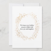 Christmas Photo Tree | Gold Star | Happy Holiday (裏面)