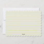 Christmas Photocard Playful Design Oval Photo シーズンカード (裏面)