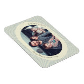 Christmas Photocard Playful Design Oval Photo マグネット (右側)