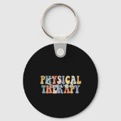 Christmas Physical Therapy Pt Squad Pediatric Ther キーホルダー (正面)
