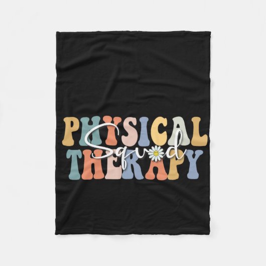 Christmas Physical Therapy Pt Squad Pediatric Ther フリースブランケット (正面)