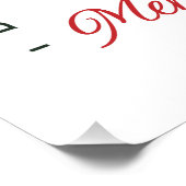 Christmas pickleball funny quotes party aesthetic ポスター (コーナー)