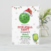 Christmas pickleball party invite 招待状 (スタンド正面)