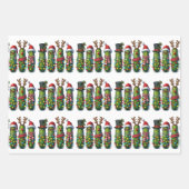 Christmas Pickles in Jar Gift Wrap Wrapping Paper ラッピングペーパーシート (正面2)