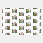 Christmas Pickles in Jar Gift Wrap Wrapping Paper ラッピングペーパーシート (正面)
