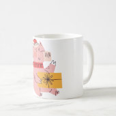 Christmas pig コーヒーマグカップ (正面右)