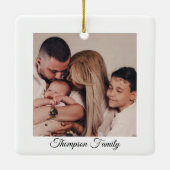 Christmas Pig Ornament セラミックオーナメント (裏面)